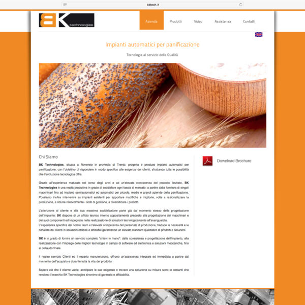 Web Azienda BK Technologies