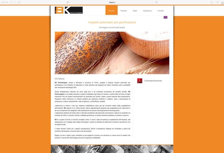 Web Azienda BK Technologies