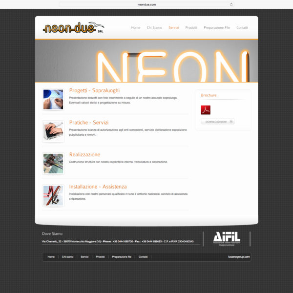 Web servizi Neon Due